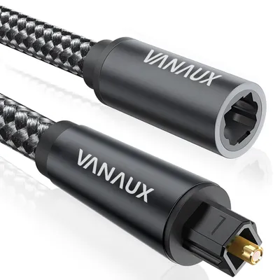 Obrázek produktu pro Optický prodlužovací kabel Digitální Toslink - 3 metry - Černý - Kabel S/PDIF