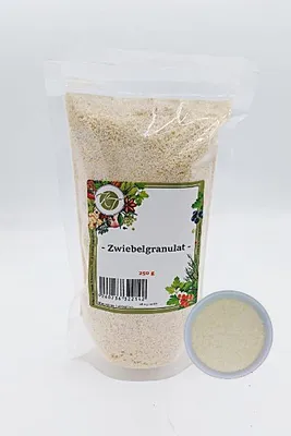 Produktbild von KT 250 g Zwiebelgranulat fein Zwiebeln getrocknet & granuliert - 1A Qualität