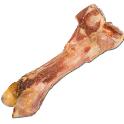 Produktbild von 5 Stück je mind. 400g - DOGREFORM Edelschinken Knochen - 14 Monate luftgetrocknet
