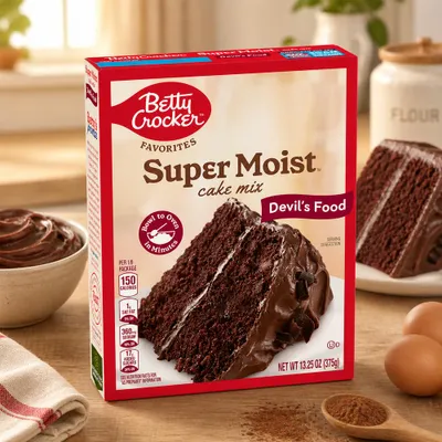 Immagine prodotto di Betty Crocker Super Moist Devils Food Cake Mix 375g