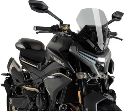 Immagine prodotto di Cupolino PUIG naked sport fumè chiaro omologato ABE per Cfmoto