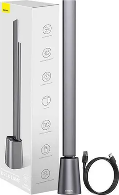 Obrázok produktu pre Baseus Smart Eye bezprzewodowa biurkowa lampka LED z akumulatorem 2200 mAh szary (DGZG-0G)