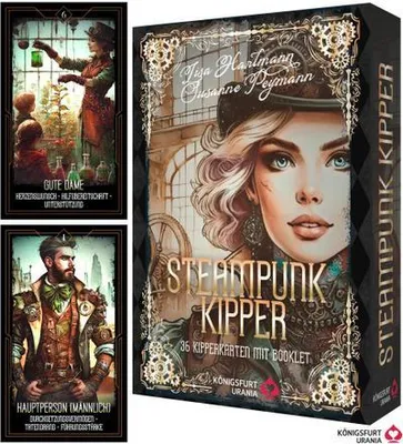 Produktbild von Steampunk Kipper - 36 Kipperkarten und 144-seitiges Booklet (Cyberpunk)