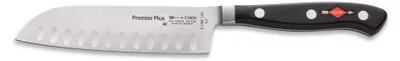 Santoku-Messer 14 cm, X50CrMoV15, 56° HRC, geschmiedet, POM-Griff
