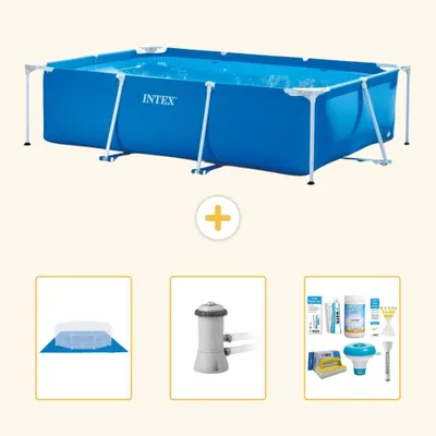 Immagine prodotto di Piscina fuori terra rettangolare - 300x200x75 cm - composta da 4 elementi - modello S21256