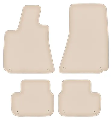 Immagine prodotto di Tappetini in velluto PREMIUM beige compatibili con Maserati Ghibli III (2015-, berlina) – con fissaggi – su misura