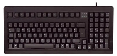 Obrázek produktu pro CHERRY G80-1800, Plná velikost (100 %), Kabel, USB, QWERTY, Černá