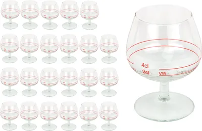 Produktbild von 24er Set Cognacschwenker Casino 2cl + 4cl