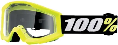 Immagine prodotto di Occhiali da fuoristrada 100percent Strata Mini Giallo trasparente/CAT0 Bambini Giallo trasparente/CAT0