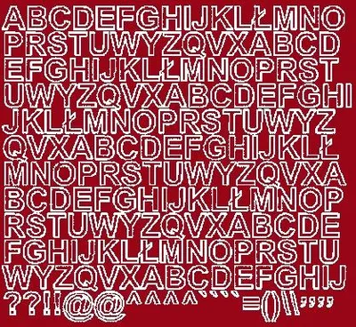 Immagine prodotto di Adesivi con lettere autoadesivi, 1,5 cm, rosso scuro, lucidi