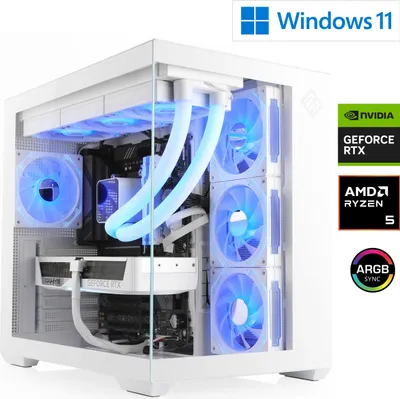 Produktbild von Gaming PC M12610H / AMD Ryzen 5 9600X, 6x 3900 MHz / NVIDIA RTX5070 / 32 GB DDR5 RAM / M.2 SSD 1000 GB - Windows 11 Home
