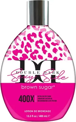 Productafbeelding van Brown Sugar Double Dark Sexy Side bruiningslotion met bronzer 400 ml