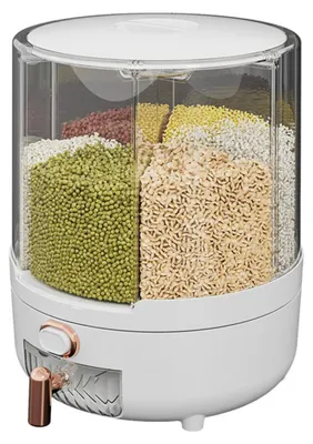 Image de Grande boîte hermétique pour le stockage du riz, idéale pour un usage domestique
