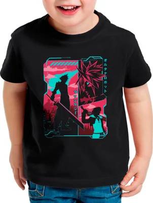 Produktbild von style3 Feisty Fantasy Kinder T-Shirt anime cloud chocobo sephiroth