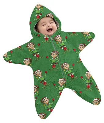 Produktbild von Flauschiger Baby-Overall mit Kapuze für höchsten Tragekomfort
