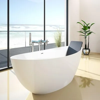 Produktbild von Hoesch Namur Oval-Badewanne 170 x 75 cm freistehend