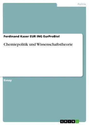 Produktbild von Chemiepolitik und Wissenschaftstheorie
