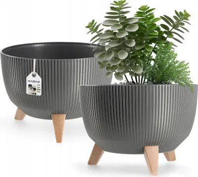Produktbild von KADAX Blumentopf Blumentopf 33cm Einsatz Abdeckschale