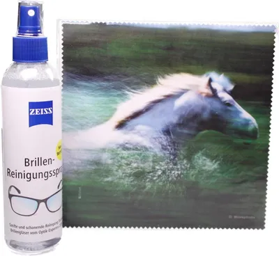 Produktbild von Mikrofasertuch "Weißes Pony im Galopp" Größe 18,5*18,5 cm von La Kelnet