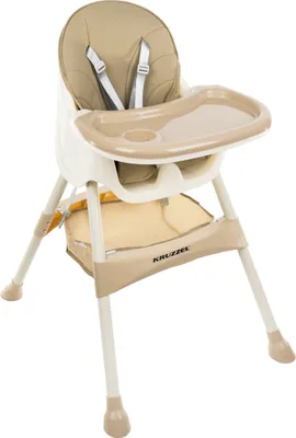 Produktbild von Hochstühlchen 3in1, beige, PVC + Schwamm, 60-92/60/75 cm