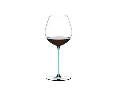 Produktbild von RIEDEL 4900/07T FATTO A MANO Pinot Noir Weinglas - Stiel TÜRKIS