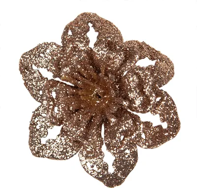 Produktbild von Clayre & Eef Kunstblume Ø 6x2 cm Kupferfarbig Kunststoff