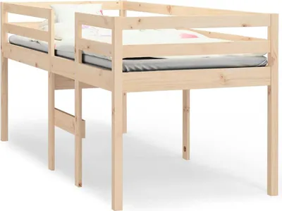 Obrázok produktu pre vidaXL Loftová posteľ 75x190 cm z masívneho dreva borovice