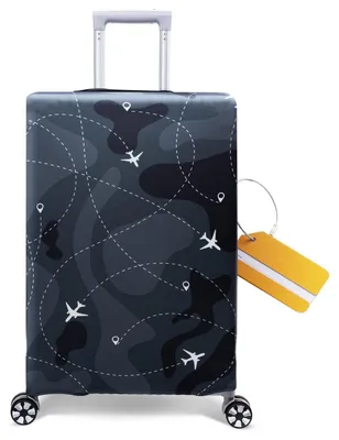 Image de Housse de protection pour valises de voyage - Élastique et résistante aux rayures