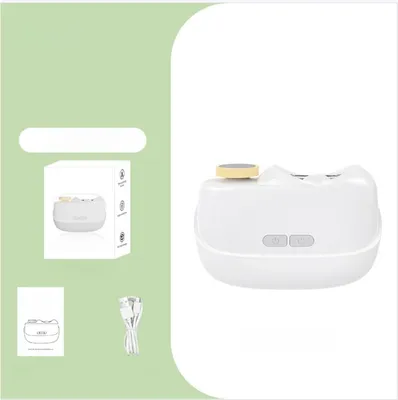 Produktbild von INF Elektrischer Nagelknipser: Automatischer Trimmer & Schleifer mit LED Licht Weiß