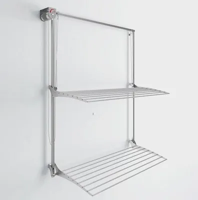 Produktbild von Famanu Wandtrockner Wand Plus - Wandmontage - vertikales Trockengestell - Aluminium und Stahl