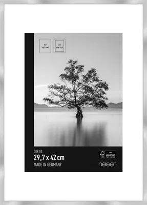 Obrázok produktu pre hliníkový rám na obrazy nielsen Eterna, 29,7x42 cm (A3), strieborný