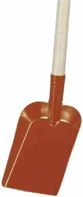 Image de Pelle à rebord pour enfants 11 cm avec manche en bois 75 cm