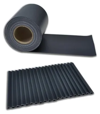 Produktbild von HOME DELUXE - PVC Sichtschutz Zaunfolie MATA - Dunkelgrau - 1 Rolle je 35 Meter