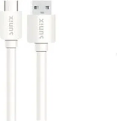 Image de Sunix Câble de charge 1,2m Câble de données Micro-USB Connecteur 3A Câble chargeur Transfert de données USB en blanc