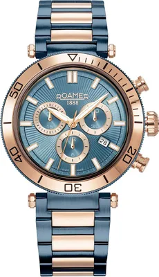 Zdjęcie produktu dla Roamer 994837 49 45 20 Zegarek męski Toscana Chronograph 43mm 5ATM