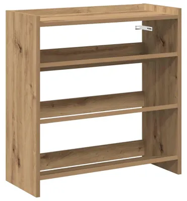 Image de vidaXL Étagère à chaussures Artisan-Chêne 60x25x62 cm Bois composite