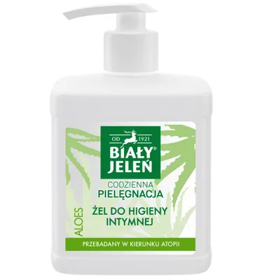 Image de White Jeleń Gel d'hygiène intime à l'aloe vera, 500ml