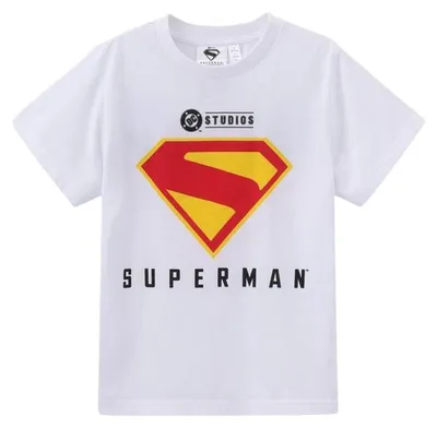 Image de Superman - T-shirt pour enfants GT28244 (140) (blanc/rouge)