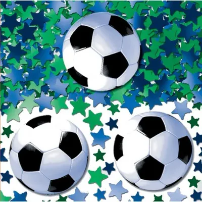 Image de Décoration à saupoudrer Football, Décoration de table Fête du football