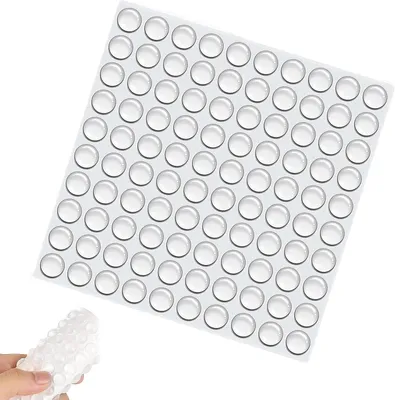 Produktbild von 100 Stück selbstklebende Gummipuffer für Möbel