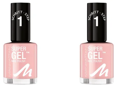 Produktbild von 2 x Manhattan Super Gel Nagellack Pop Princess Pink 240 jeweils12ml Gel Maniküre Effekt
