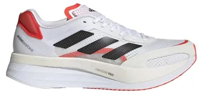 Produktbild von adidas Adizero Boston 10 White Black Solar Red - EU 40