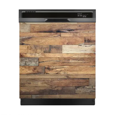 Produktbild von Magnete Dekorative 60x60 cm Küche Magnetmatte Spülmaschine - Dunkle Holz