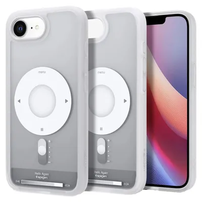 Imagen del producto de Spigen Ultra Hybrid Classic (MagFit), funda, para Apple, iPhone 16e, 15,5 cm (6.1"), gris claro