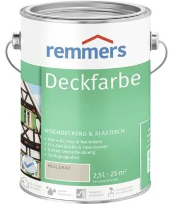 Zdjęcie produktu dla Remmers Farba kryjąca jasnoszara wiadro 2,5 l