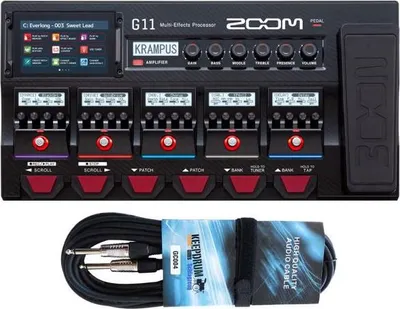 Zdjęcie produktu dla Jednostka multi-efektów Zoom G11 z 3-metrowym kablem jack