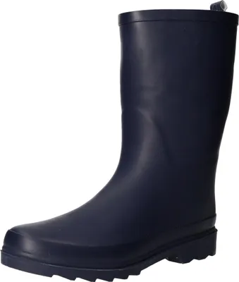 Jewels of Style Damen-Gummistiefel gefüttert Navy-Blau,