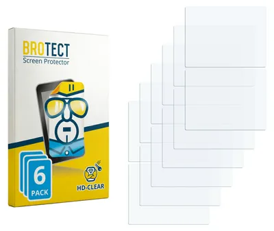 Produktbild von 6x Für Nintendo DS Schutzfolie BROTECT Displayschutz Display Schutz Folie Klar Transparent