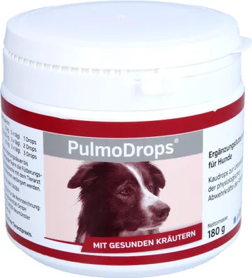 Produktbild von PULMODROPS Ergänzungsfuttermittel für Hunde, 180 g KTA