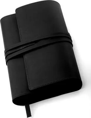 Obrázek produktu pro MILANO M (schwarz) | variable Buchhülle aus Leder | Echtes Leder